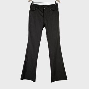 Vintage Z Cavaricci Modern Basic Womens Pants 9 Gray Bootcut 90s Y2K Style 29x32